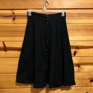 Universal Thread Black Full Skirt